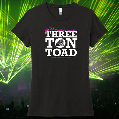 Three Ton Toad Princess Logo Women's Tri-Blend T-Shirt