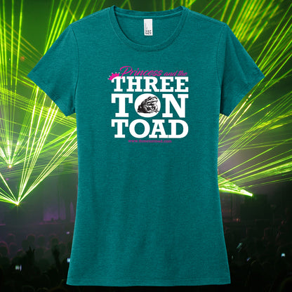 Three Ton Toad Princess Logo Women's Tri-Blend T-Shirt