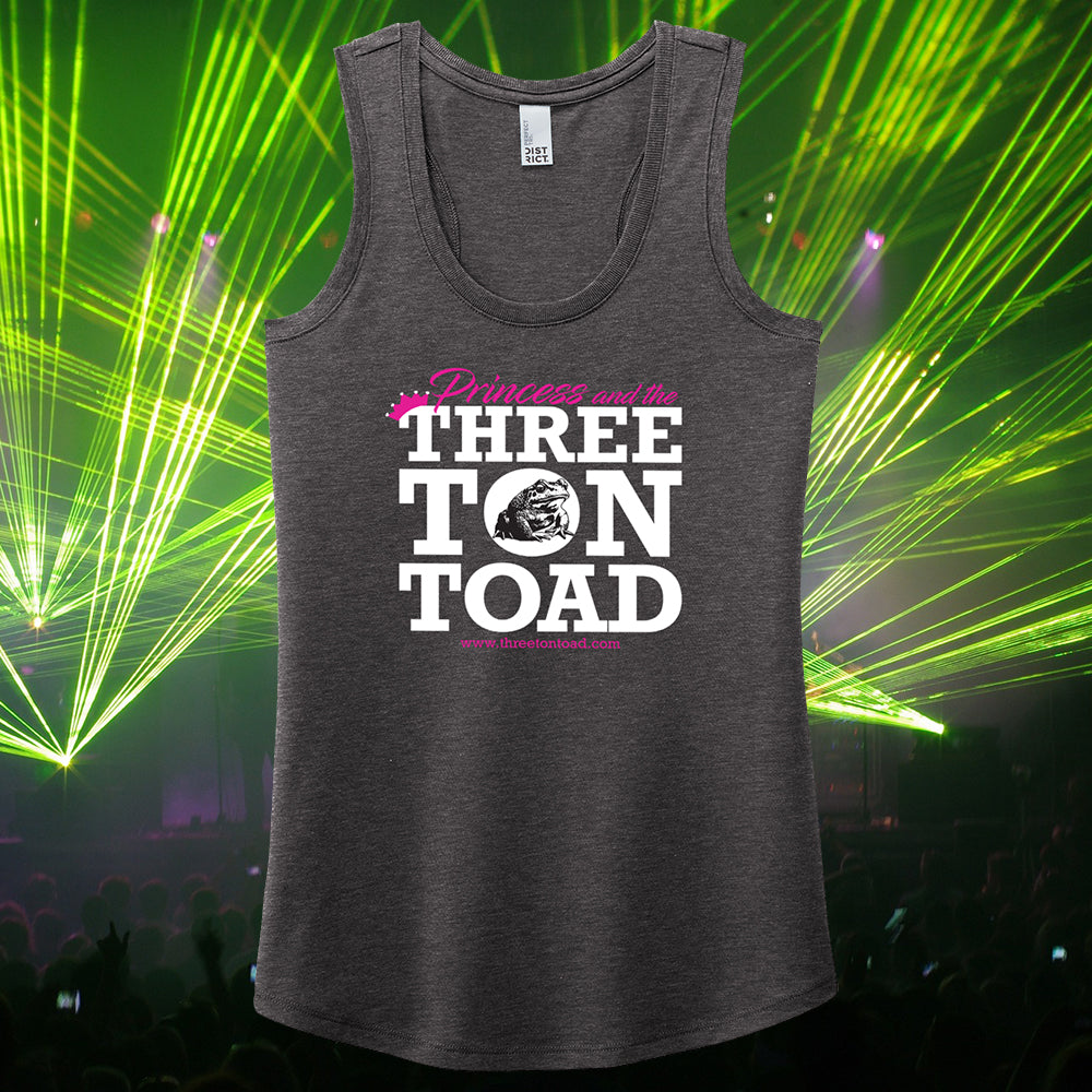 Three Ton Toad Princess Logo Women's Racerback Tank