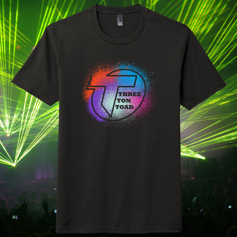 Three Ton Toad Splatter Logo Tri-Blend T-Shirt