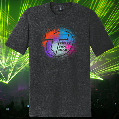 Three Ton Toad Splatter Logo Tri-Blend T-Shirt