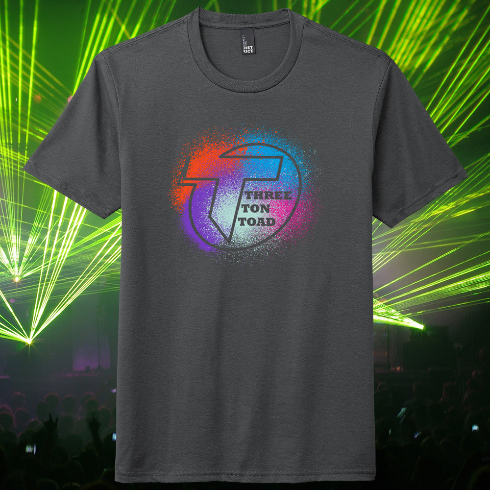 Three Ton Toad Splatter Logo Tri-Blend T-Shirt