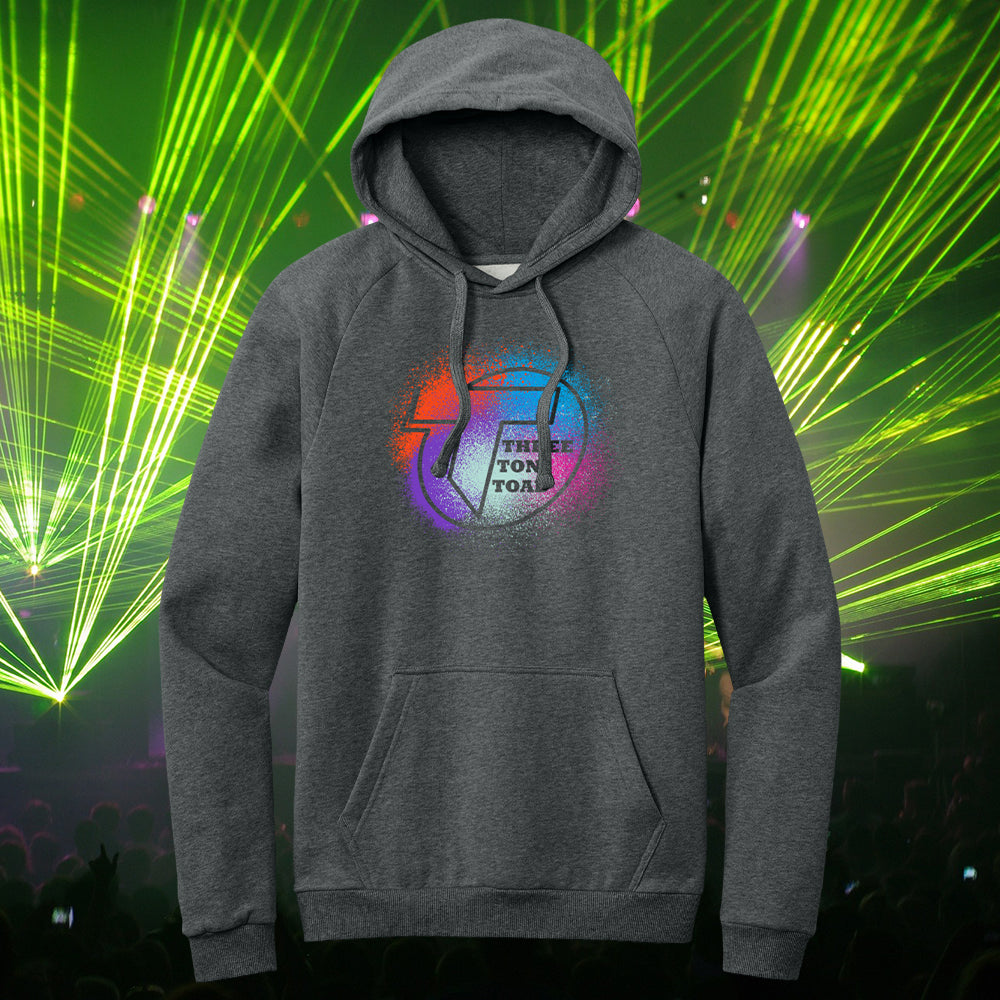 Three Ton Toad Splatter Logo Fleece Hoodie