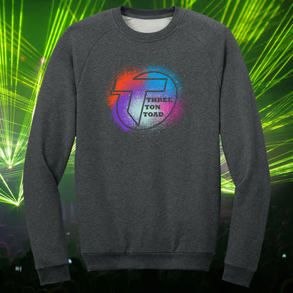 Three Ton Toad Splatter Logo Fleece Crewneck Sweatshirt