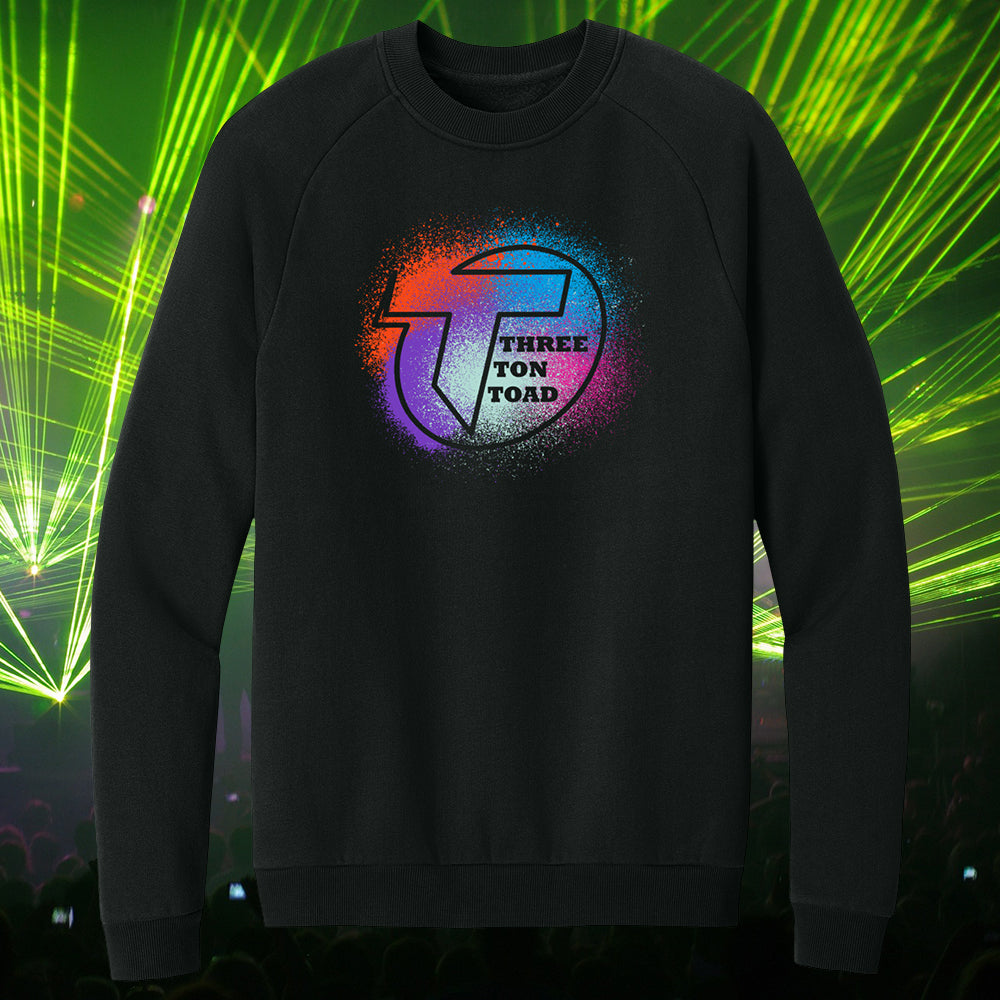 Three Ton Toad Splatter Logo Fleece Crewneck Sweatshirt