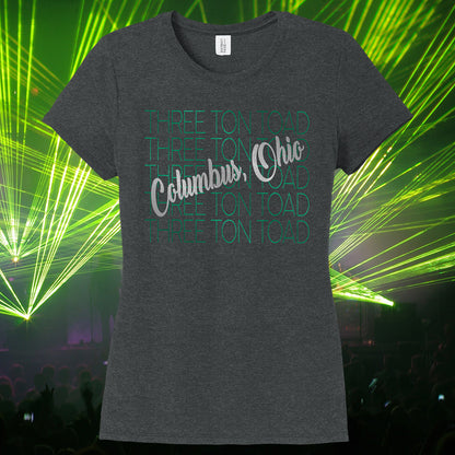 Three Ton Toad Columbus, Ohio Women's Tri-Blend T-Shirt