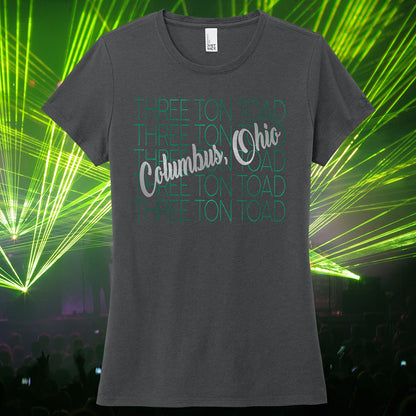 Three Ton Toad Columbus, Ohio Women's Tri-Blend T-Shirt