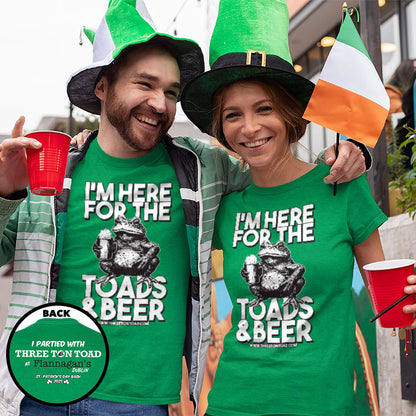 Limited Edition - Three Ton Toad, St. Patrick's Day Event Heavy Cotton T-Shirt
