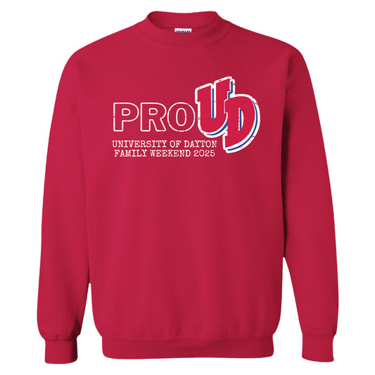 University of Dayton Family Weekend Crewneck Sweatshirt