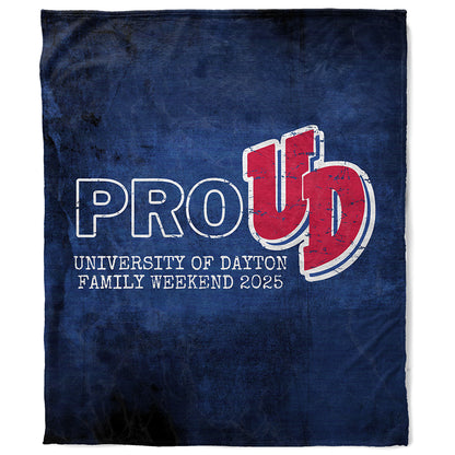 University of Dayton Family Weekend 50X60 Blanket
