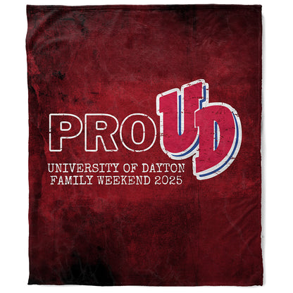 University of Dayton Family Weekend 50X60 Blanket
