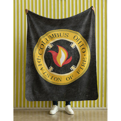 Plush Minky Blanket Columbus Fire Department